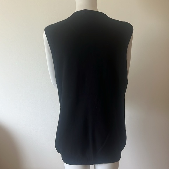 Vantage Acdelco Black Knitted Vest Size L - Picture 3 of 8